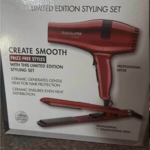 BaByliss Pro Red Styling Set